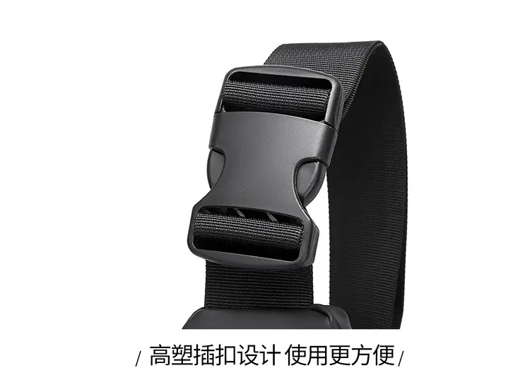 Men's Black Crossbody Bag Sports Wear Luggage — feature 25