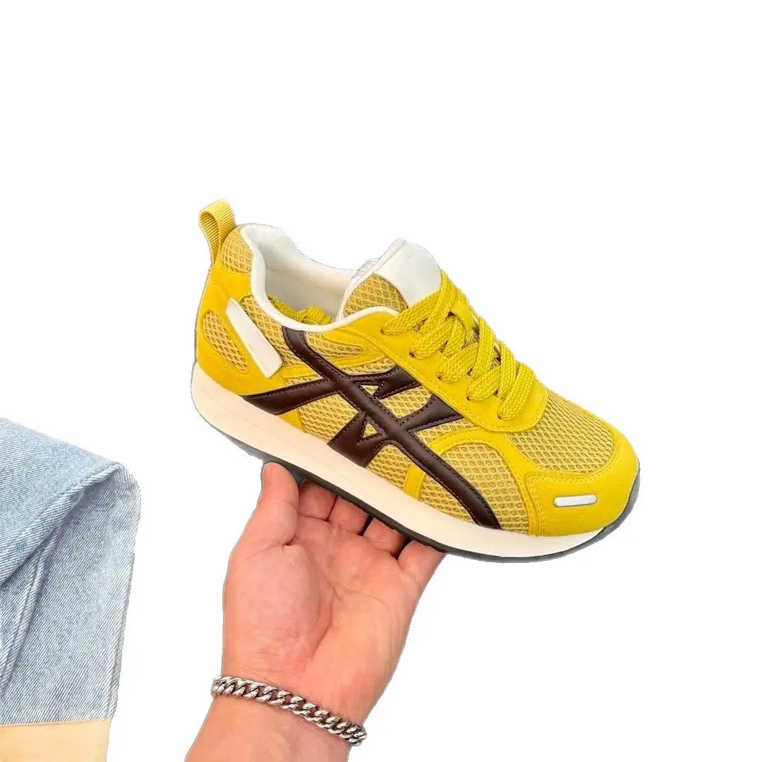 Spring 2025 Forrest Gump Shoes Women's New All-match Casual Mesh Breathable Round Head Feet Small Thick Sole Jogging sneaker - Image 6