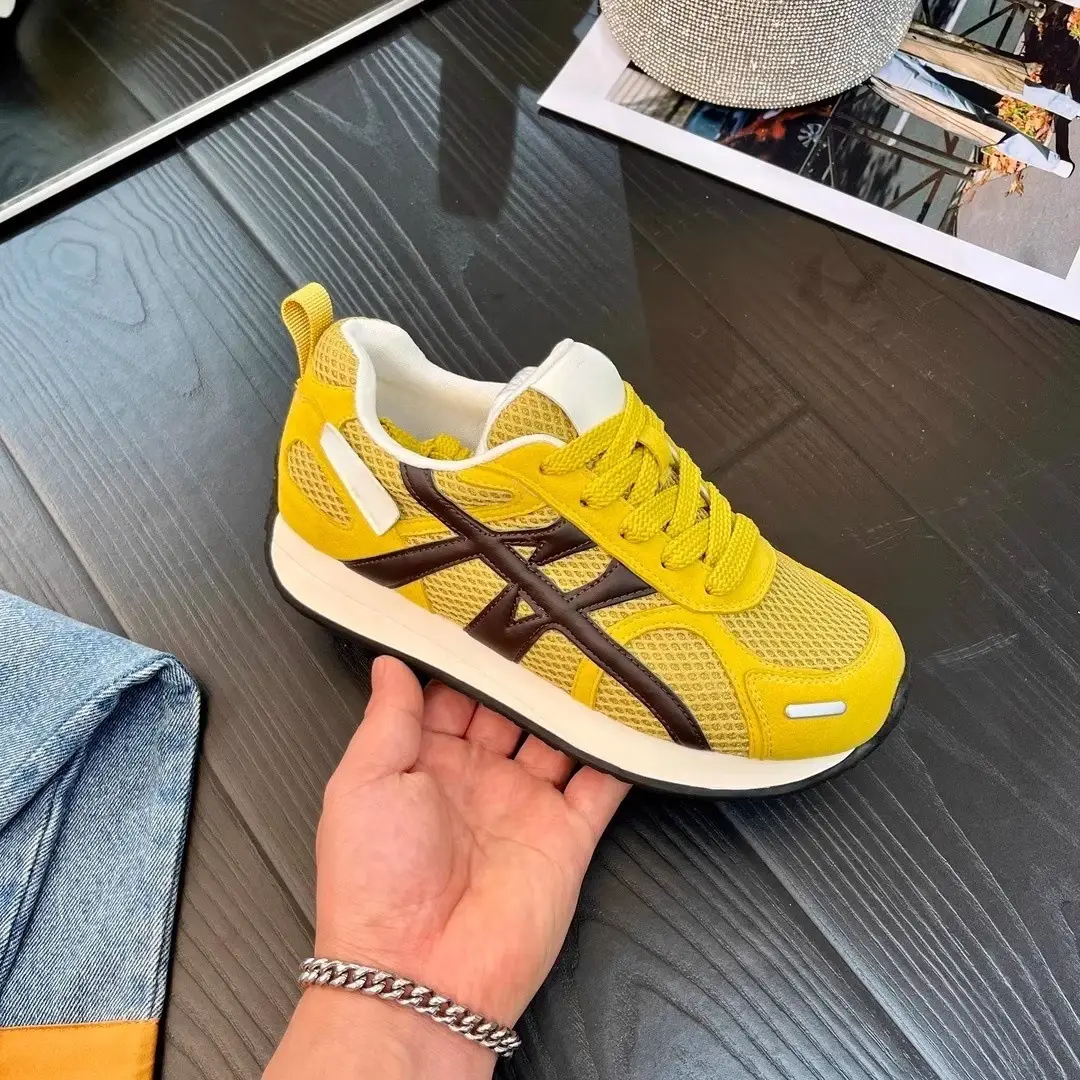 Spring 2025 Forrest Gump Shoes Women's New All-match Casual Mesh Breathable Round Head Feet Small Thick Sole Jogging sneaker - Image 2