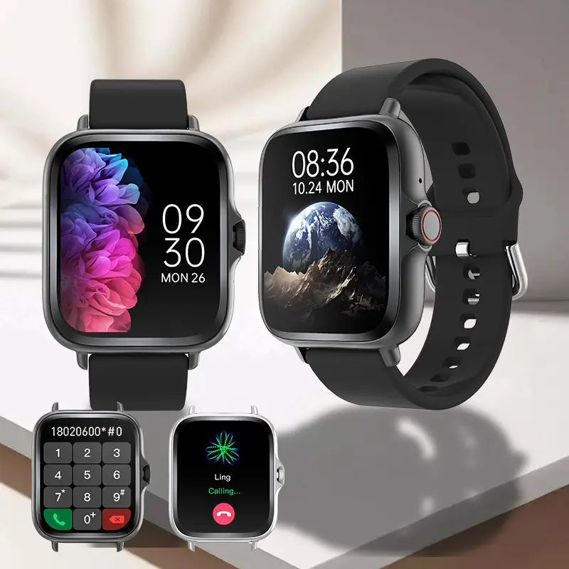 Bluetooth Smart Watch Heart Rate and Blood Oxygen Monitoring Sports Call Function for Men and Women 2025 New Model Tb39 Trendy Watch Bluetooth Version