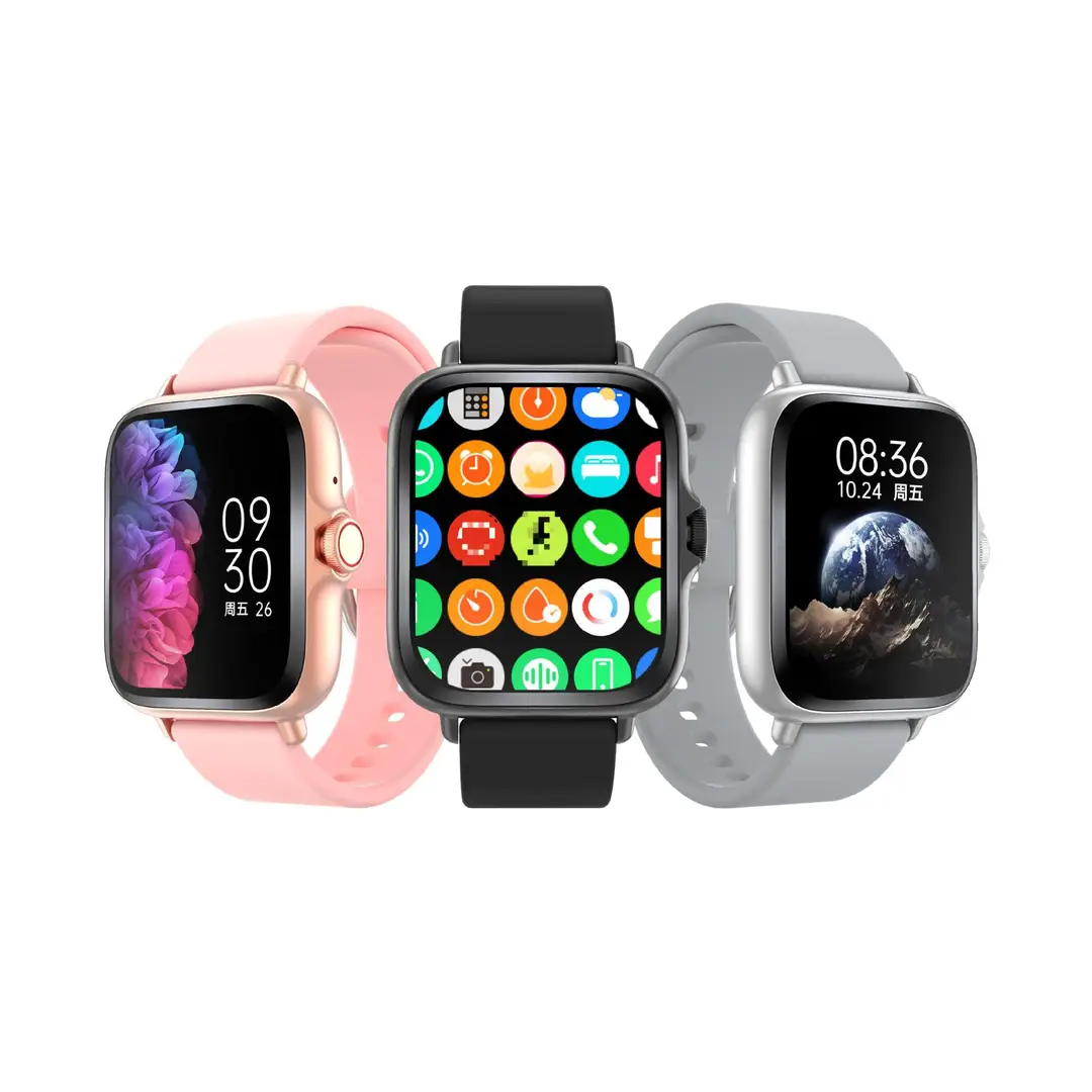 Bluetooth Smart Watch Heart Rate and Blood Oxygen Monitoring Sports Call Function for Men and Women 2025 New Model Tb39 Trendy Watch Bluetooth Version