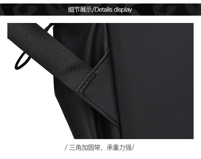 Backpack Outdoor Leisure Wear-resistant Scratch-resistant Travel Backpack Men's and Women's Cross-border Simple Laptop Large Capacity Computer Bag — feature 15