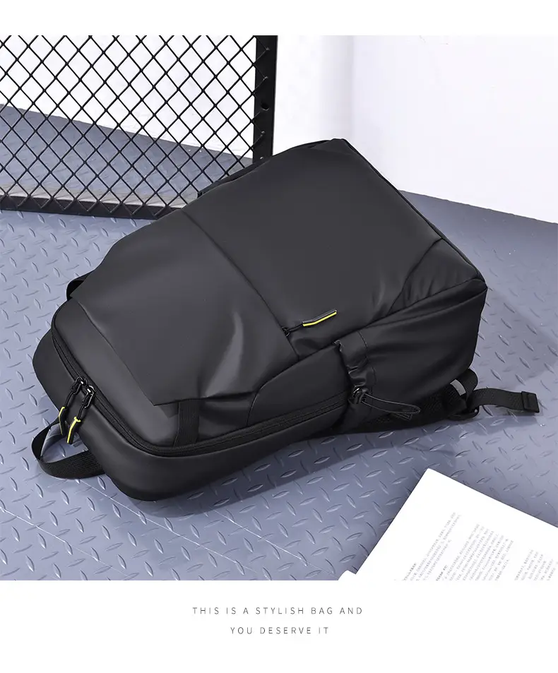 Backpack Outdoor Leisure Wear-resistant Scratch-resistant Travel Backpack Men's and Women's Cross-border Simple Laptop Large Capacity Computer Bag — feature 35