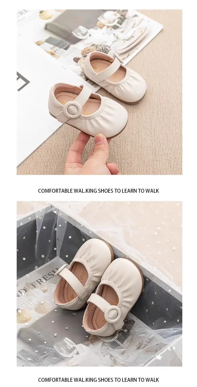 Baby Black Velvet Strap Shoes for Girls 2025 — feature 5