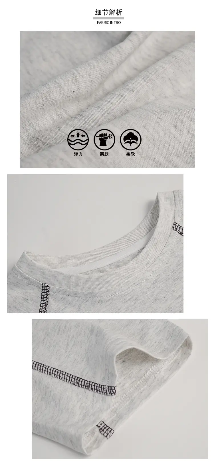 Boys Korean Summer T-Shirt Short Sleeve Suit — feature 9
