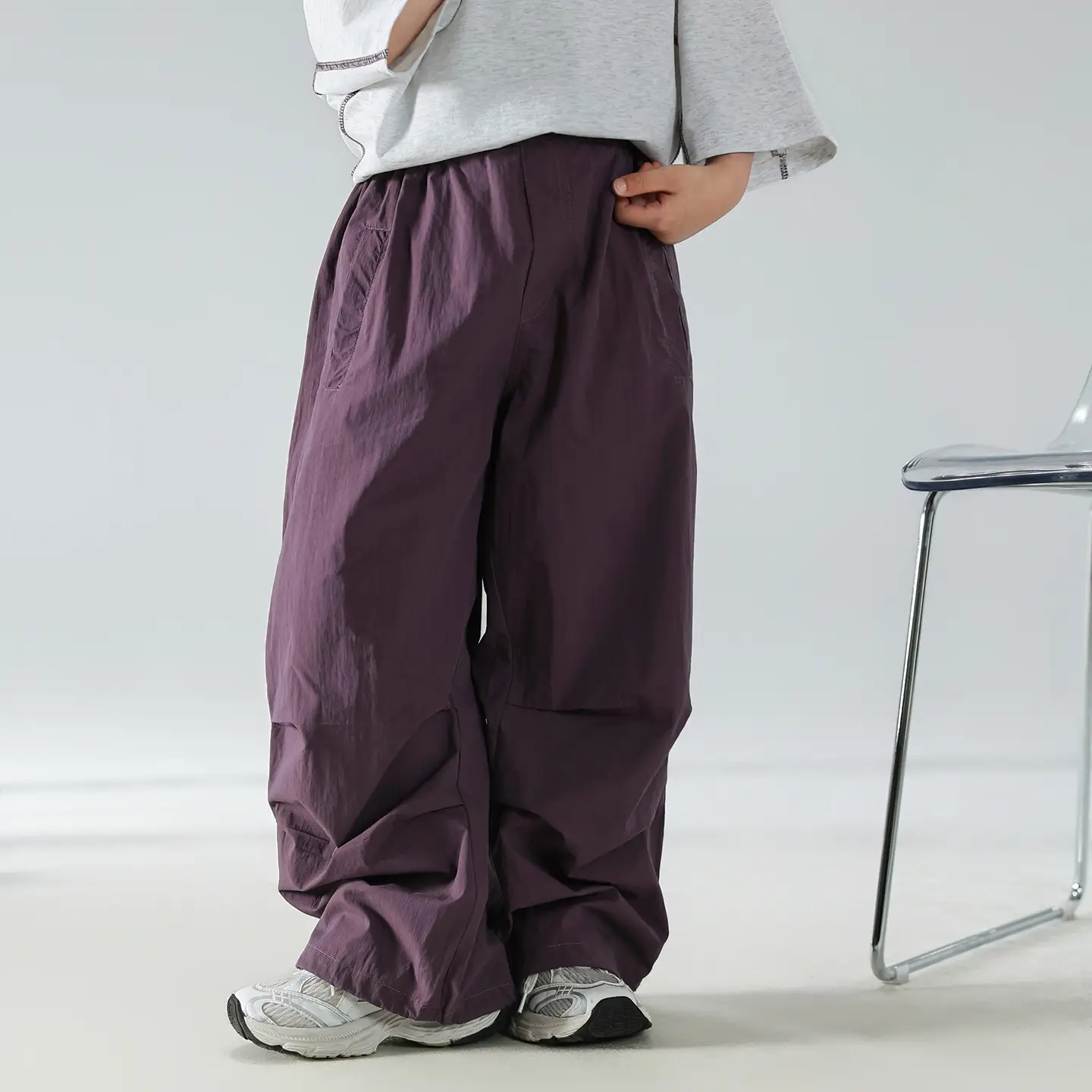 Boys Korean Summer T-Shirt Short Sleeve Suit - Image 2