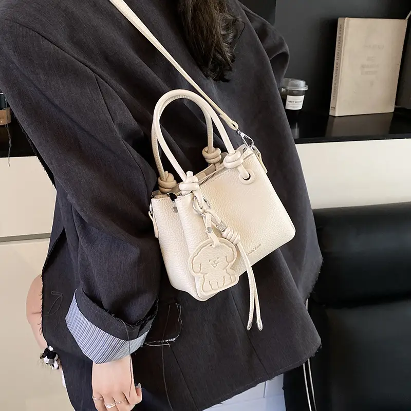 Cream Crossbody Bag Women 2025 Leather Goods - Image 8