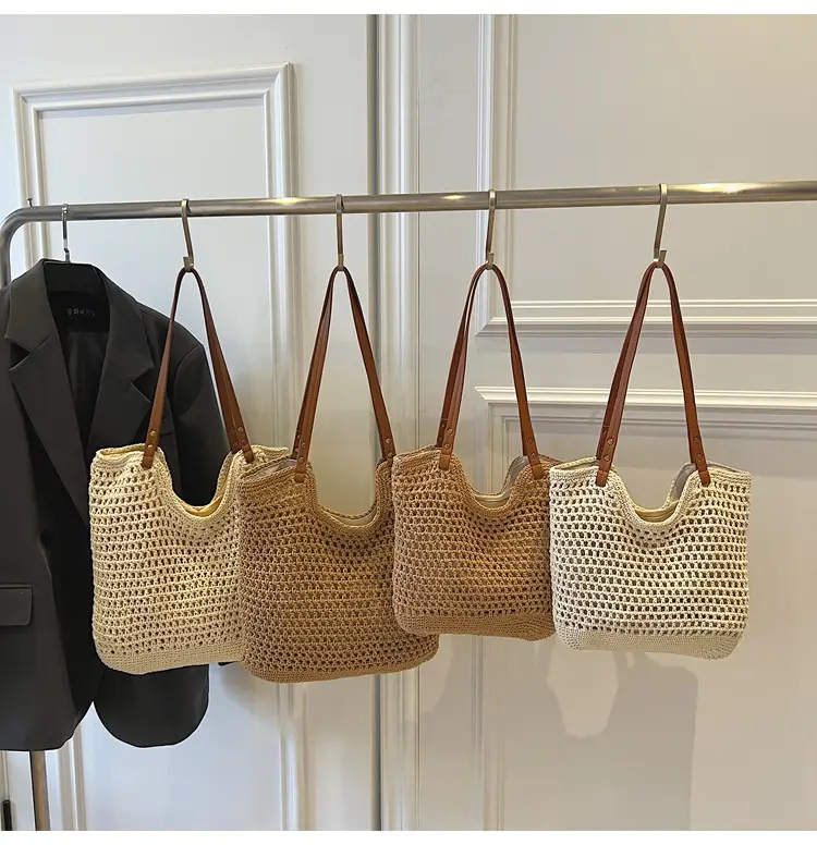 New Large Capacity Woven Women's Shoulder Bag — feature 12