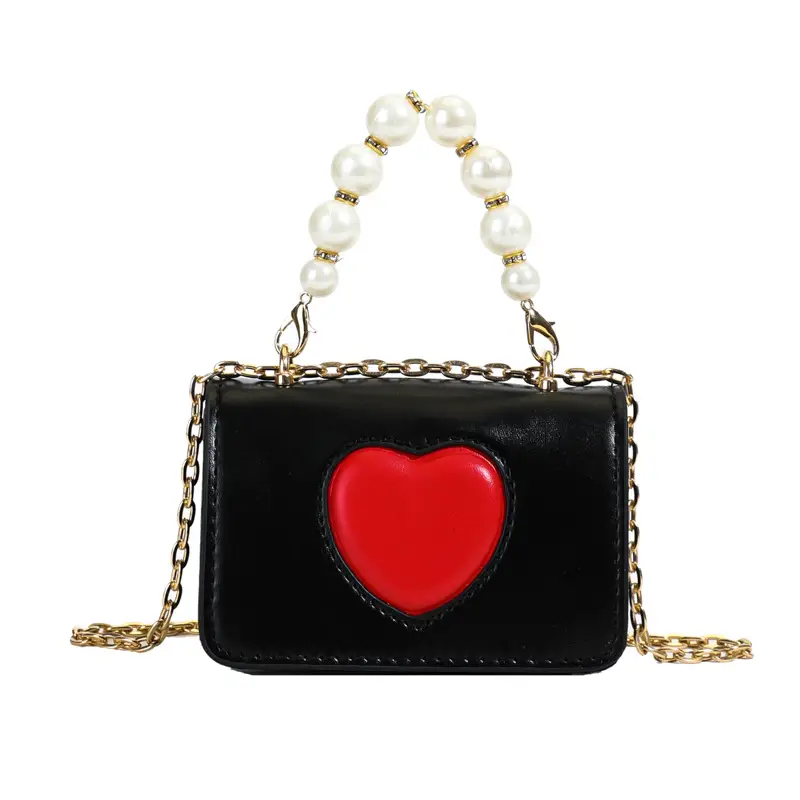 Korean Style Love Heart Crossbody Bag for Girls Girls