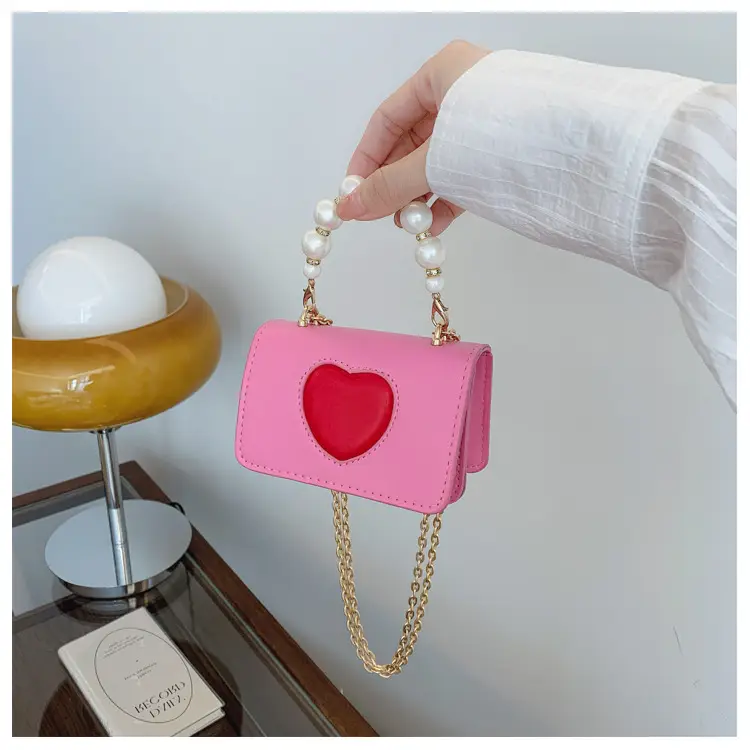 Korean Style Love Heart Crossbody Bag for Girls Girls — feature 28