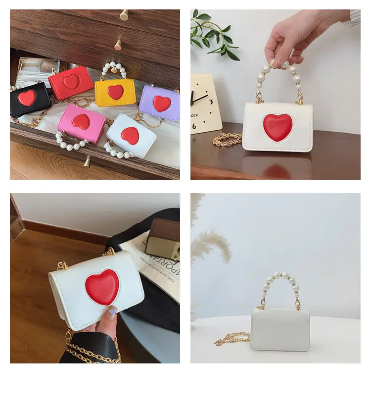 Korean Style Love Heart Crossbody Bag for Girls Girls — feature 7