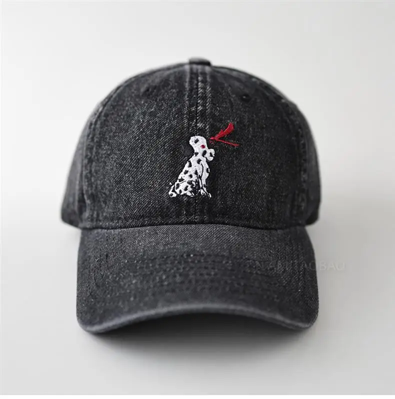 New Puppy Embroidered Denim Cap for Men Women — feature 2