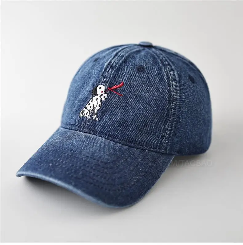 New Puppy Embroidered Denim Cap for Men Women — feature 3