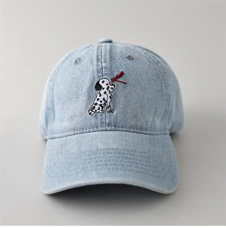 New Puppy Embroidered Denim Cap for Men Women — feature 6
