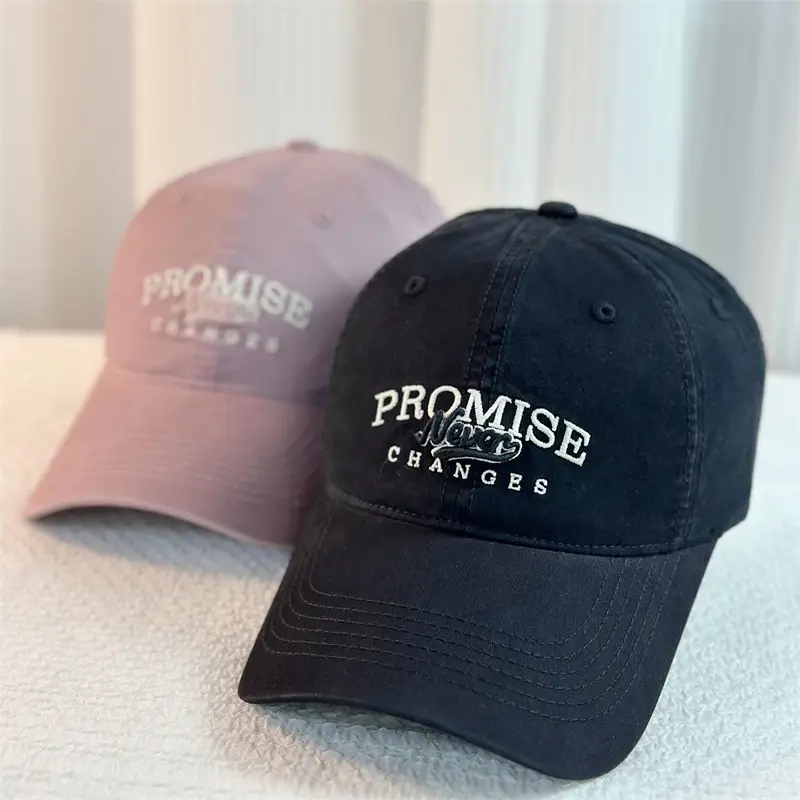 Japanese Style Purple Washable Embroidered Cap for Men Women - Image 8
