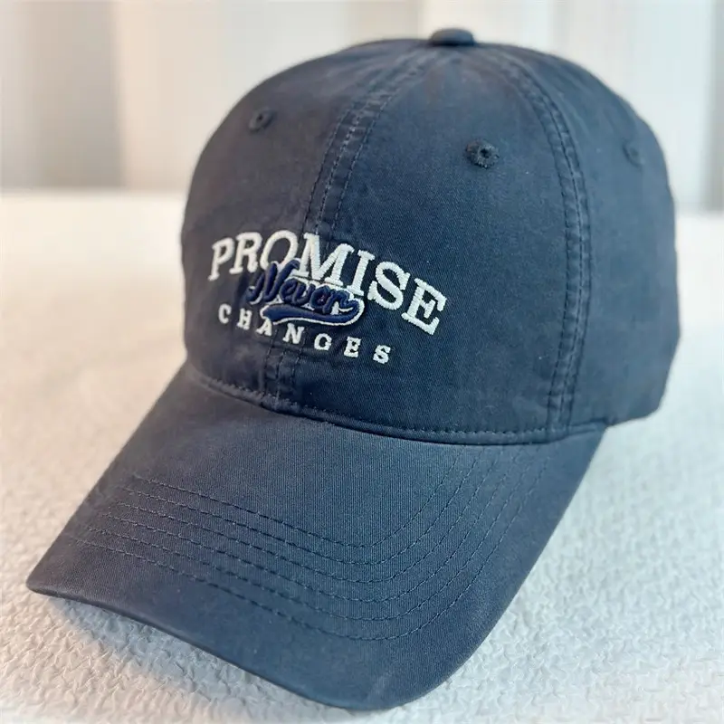 Japanese Style Purple Washable Embroidered Cap for Men Women - Image 3