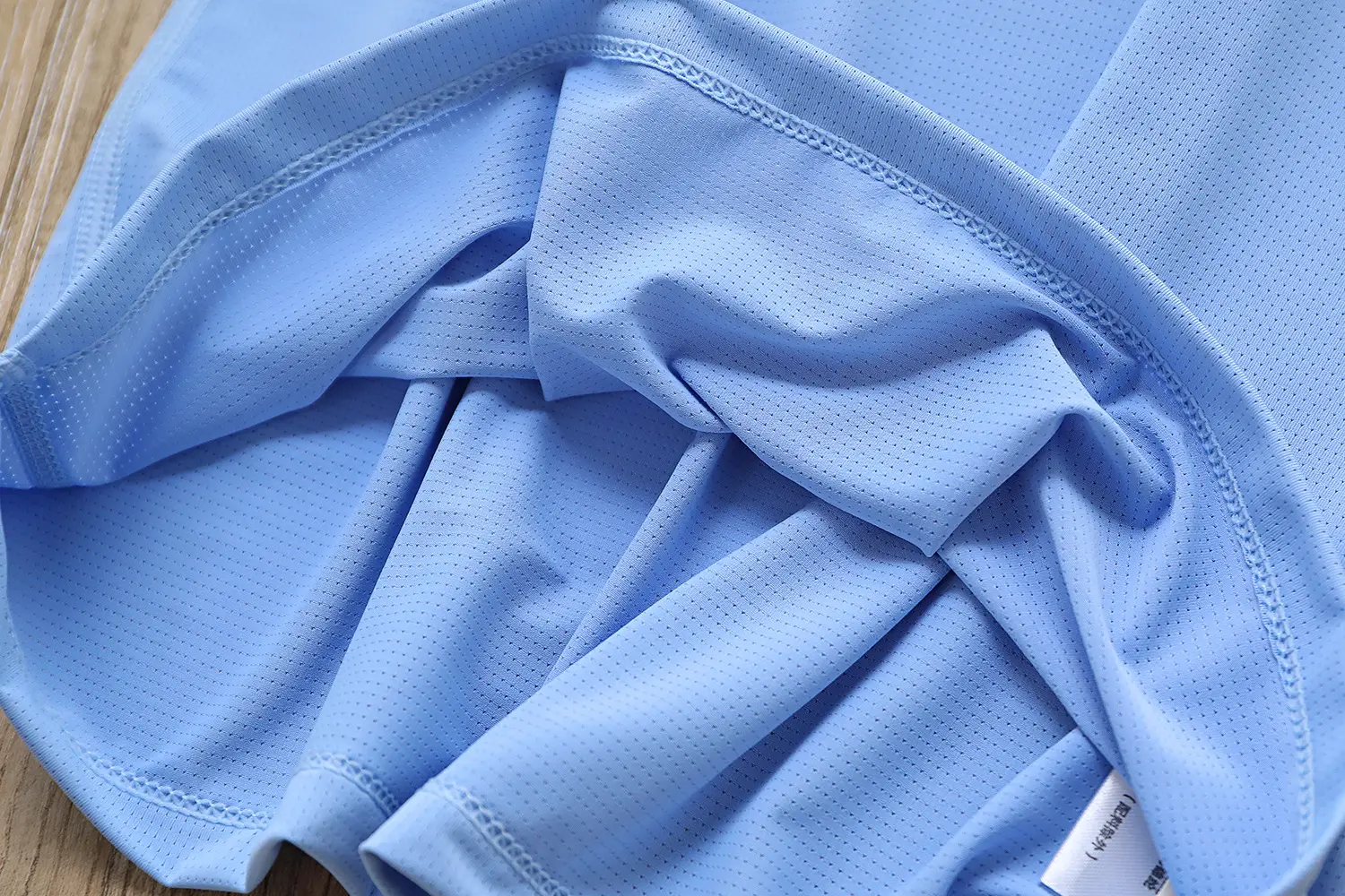 Boys Ice Silk T-Shirt Blue Round Neck Short Sleeve — feature 9