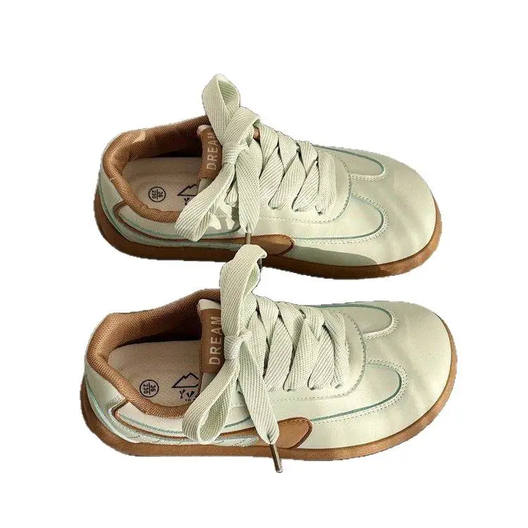 Women Retro White Sneakers Thick Soled 2025 - Image 8