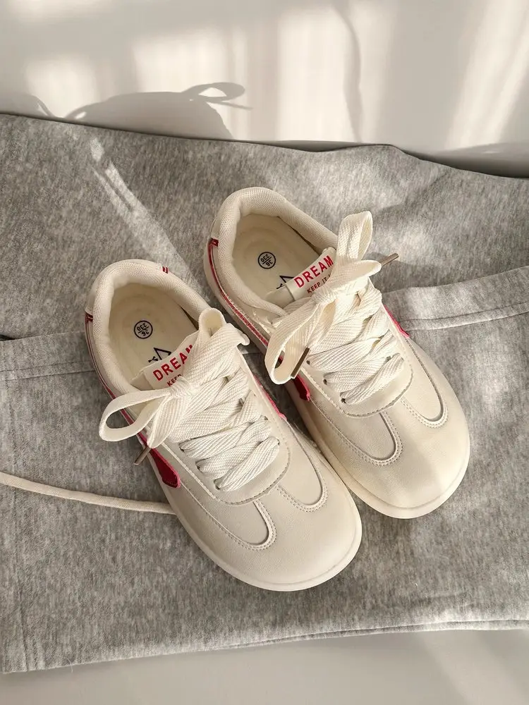 Women Retro White Sneakers Thick Soled 2025 — feature 11