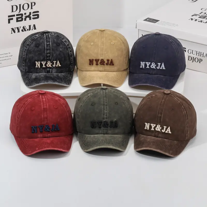 American Style Washed Cap with NY&JA Logo - Image 10