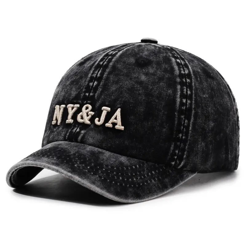 American Style Washed Cap with NY&JA Logo - Image 11