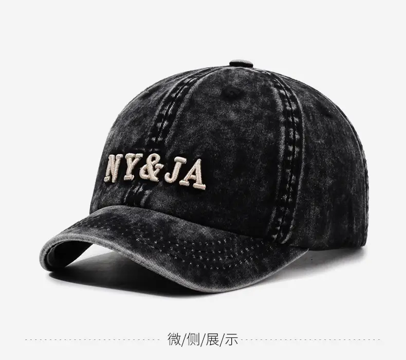 American Style Washed Cap with NY&JA Logo — feature 10