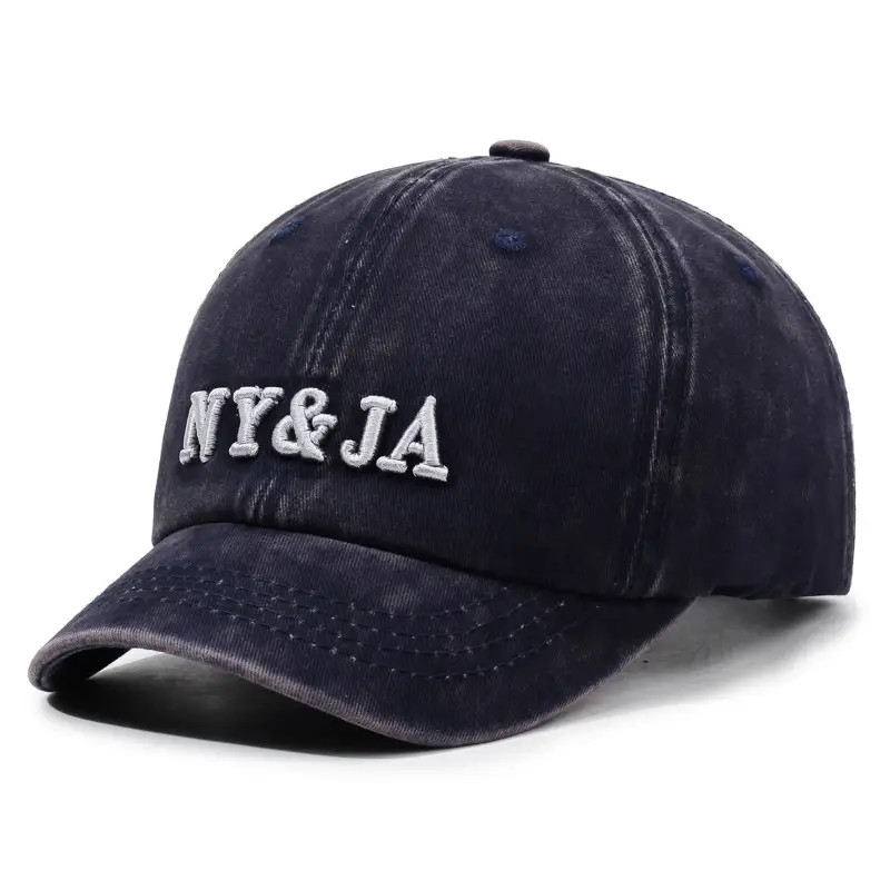 American Style Washed Cap with NY&JA Logo - Image 2