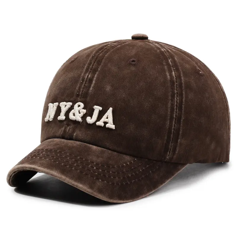 American Style Washed Cap with NY&JA Logo - Image 4