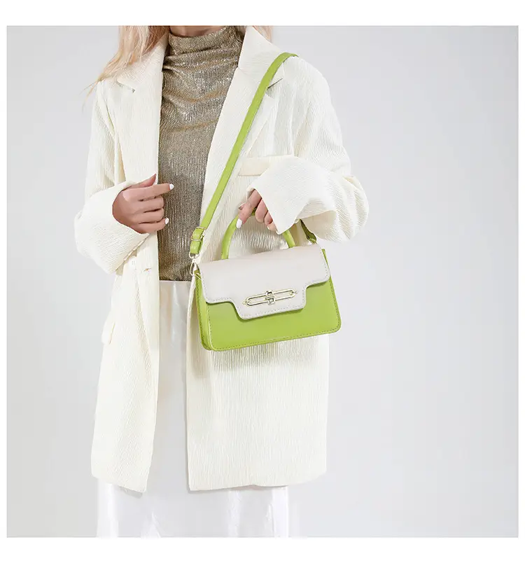 Women's 2025 Square Black White Crossbody Bag — feature 23