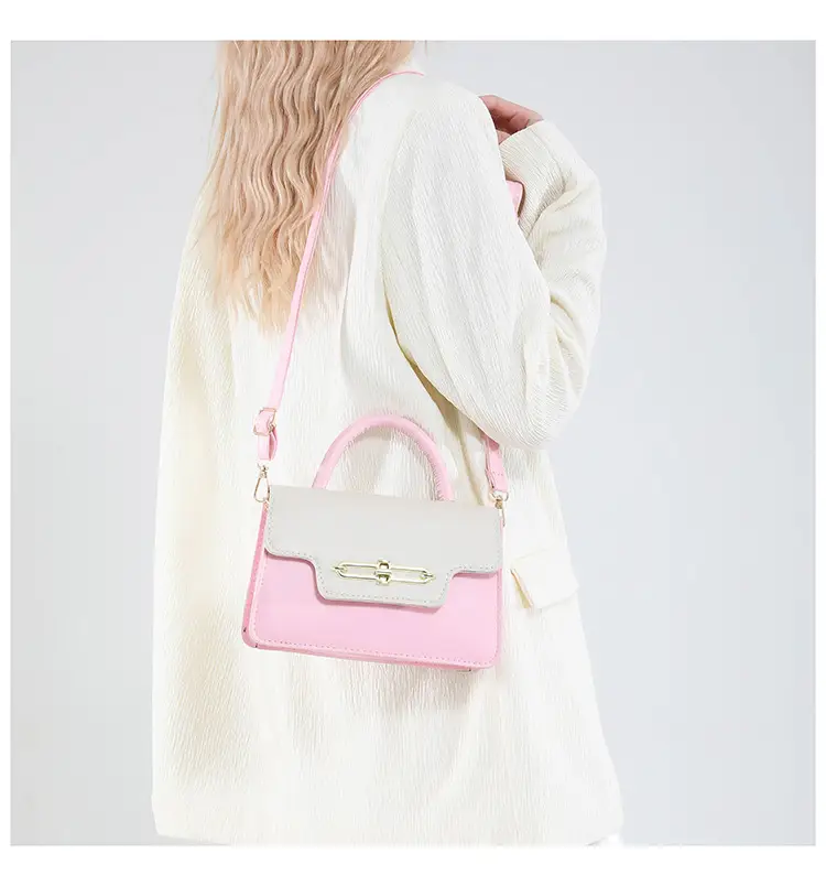 Women's 2025 Square Black White Crossbody Bag — feature 25