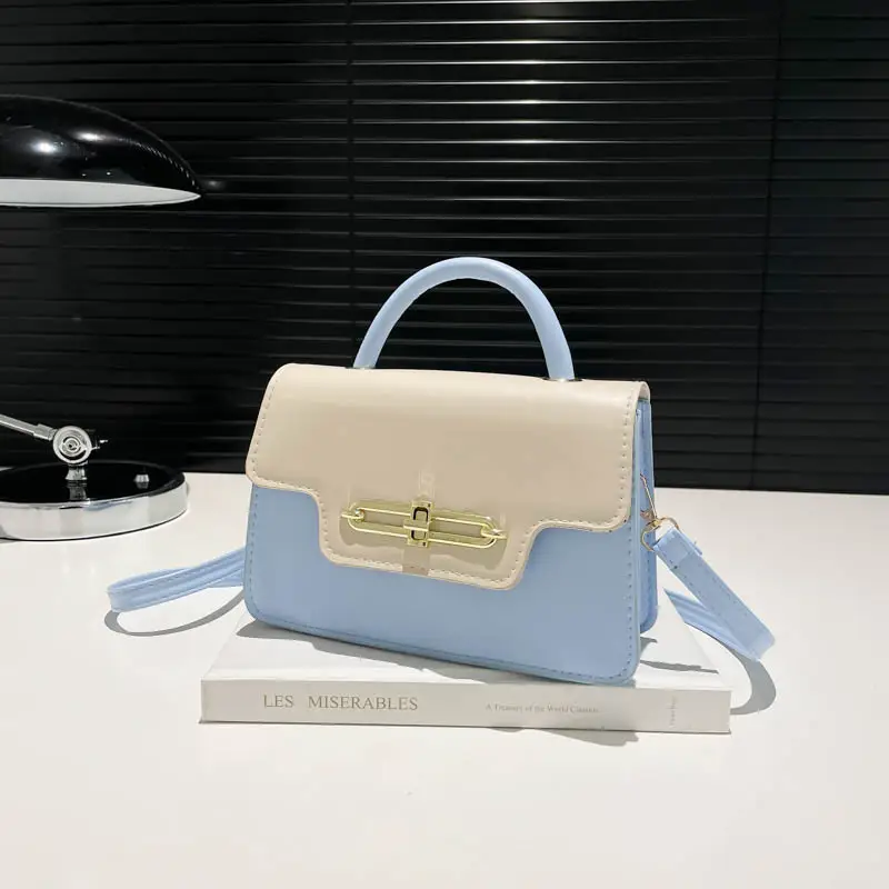 Women's 2025 Square Black White Crossbody Bag