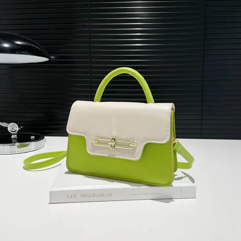 Women's 2025 Square Black White Crossbody Bag
