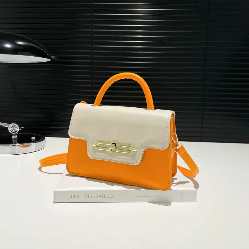 Women's 2025 Square Black White Crossbody Bag