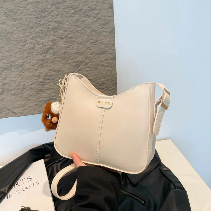Brown Western Style Crossbody Bag with Long Strap