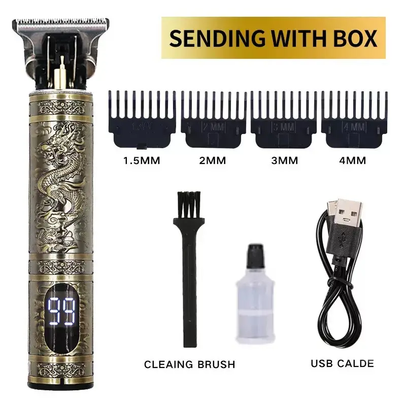 T9 Electric Hair Clipper with Gradient Oil Head - Image 26