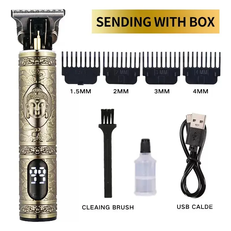 T9 Electric Hair Clipper with Gradient Oil Head - Image 27