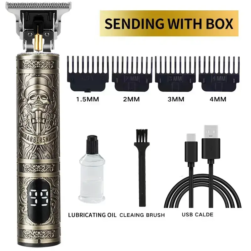 T9 Electric Hair Clipper with Gradient Oil Head - Image 28
