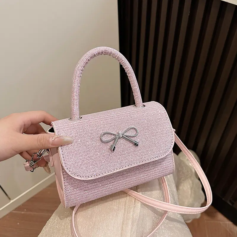 Pink Bow Bag Women's Shoulder Crossbody 2025 - Image 8