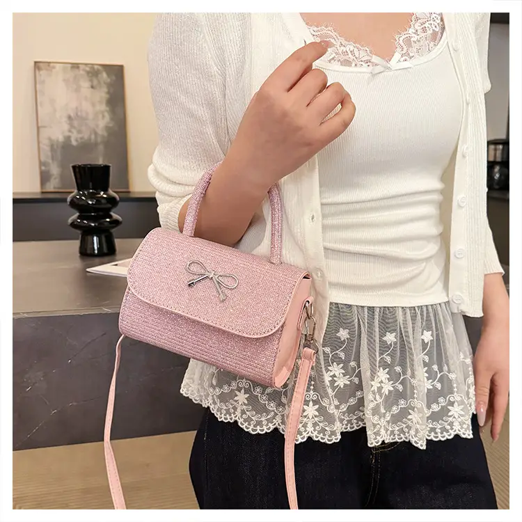 Pink Bow Bag Women's Shoulder Crossbody 2025 — feature 17
