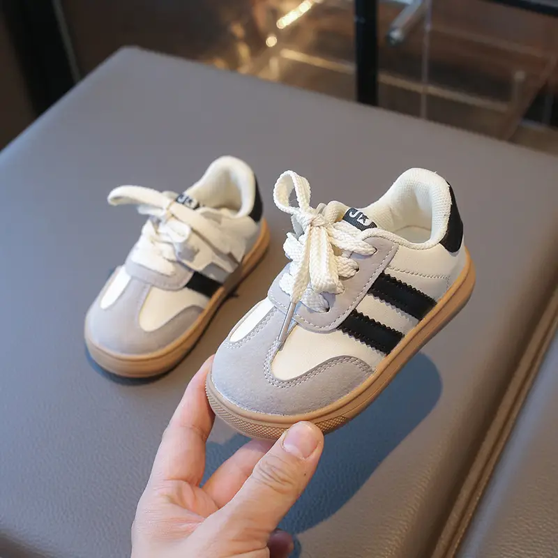Pink Bow Baby Shoes for 1-3 Year Olds