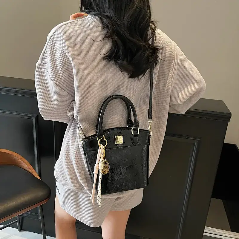 Red Korean Style Hand-Carry Bucket Bag 2025 - Image 7
