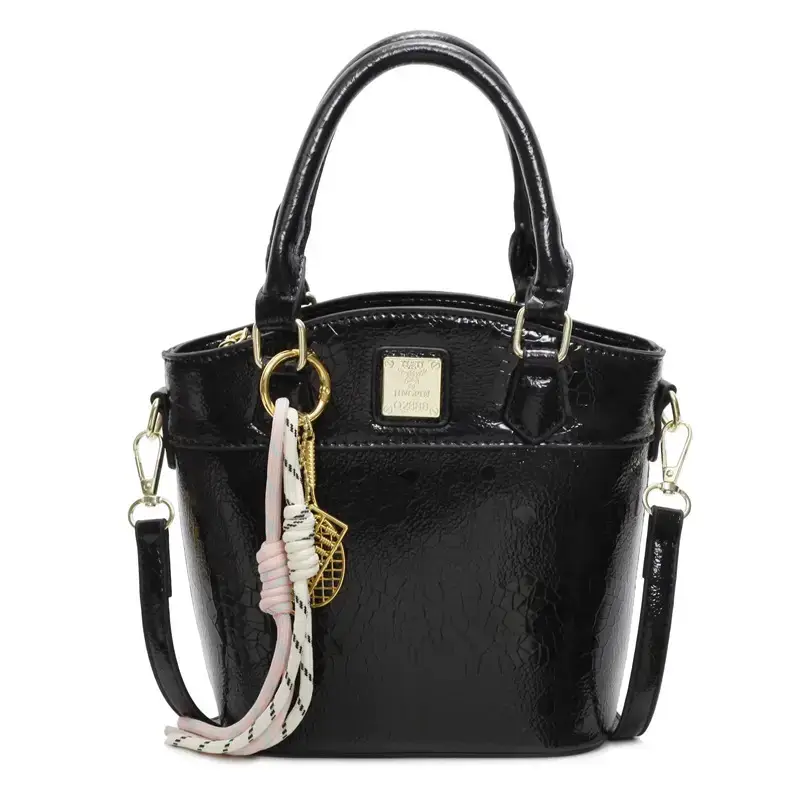 Red Korean Style Hand-Carry Bucket Bag 2025 - Image 2