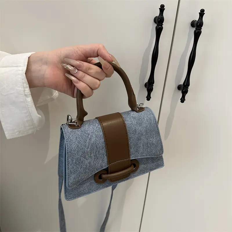 Women's Mini Blue Grey Shoulder Crossbody Bag 2025 - Image 7