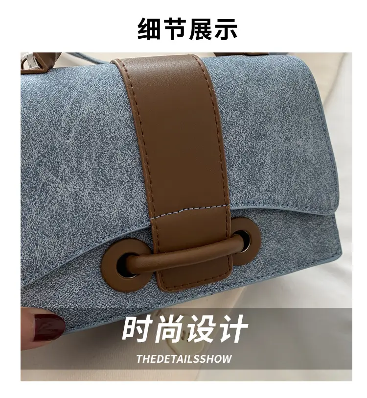 Women's Mini Blue Grey Shoulder Crossbody Bag 2025 — feature 2
