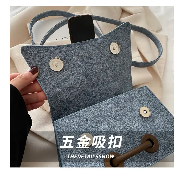 Women's Mini Blue Grey Shoulder Crossbody Bag 2025 — feature 4