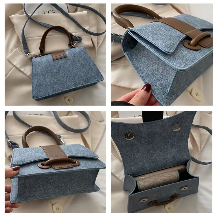Women's Mini Blue Grey Shoulder Crossbody Bag 2025 — feature 7
