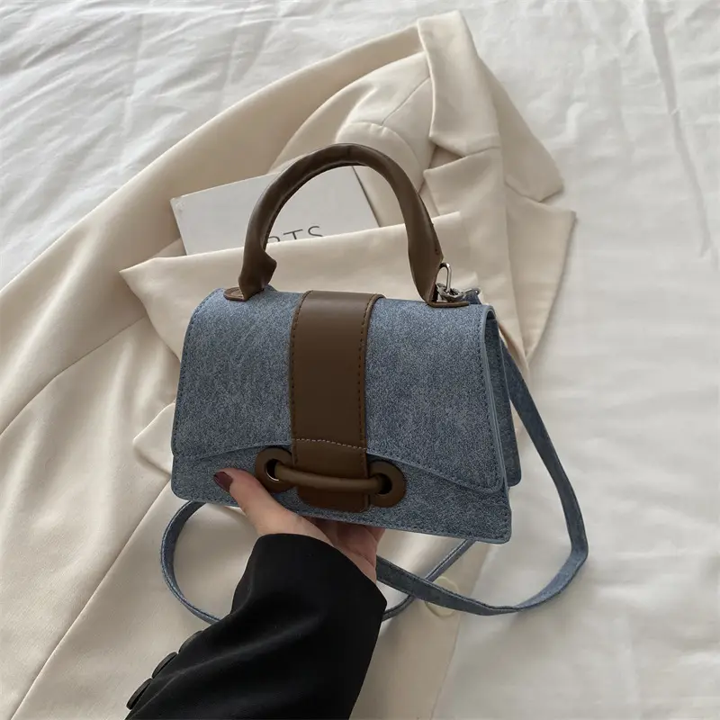 Women's Mini Blue Grey Shoulder Crossbody Bag 2025 - Image 2