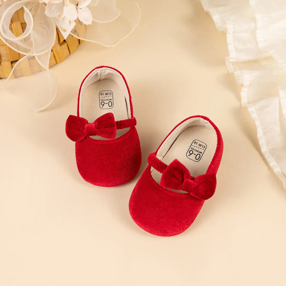 Pink Flannel Bow Toddler Shoes 2025 Spring Autumn — feature 6
