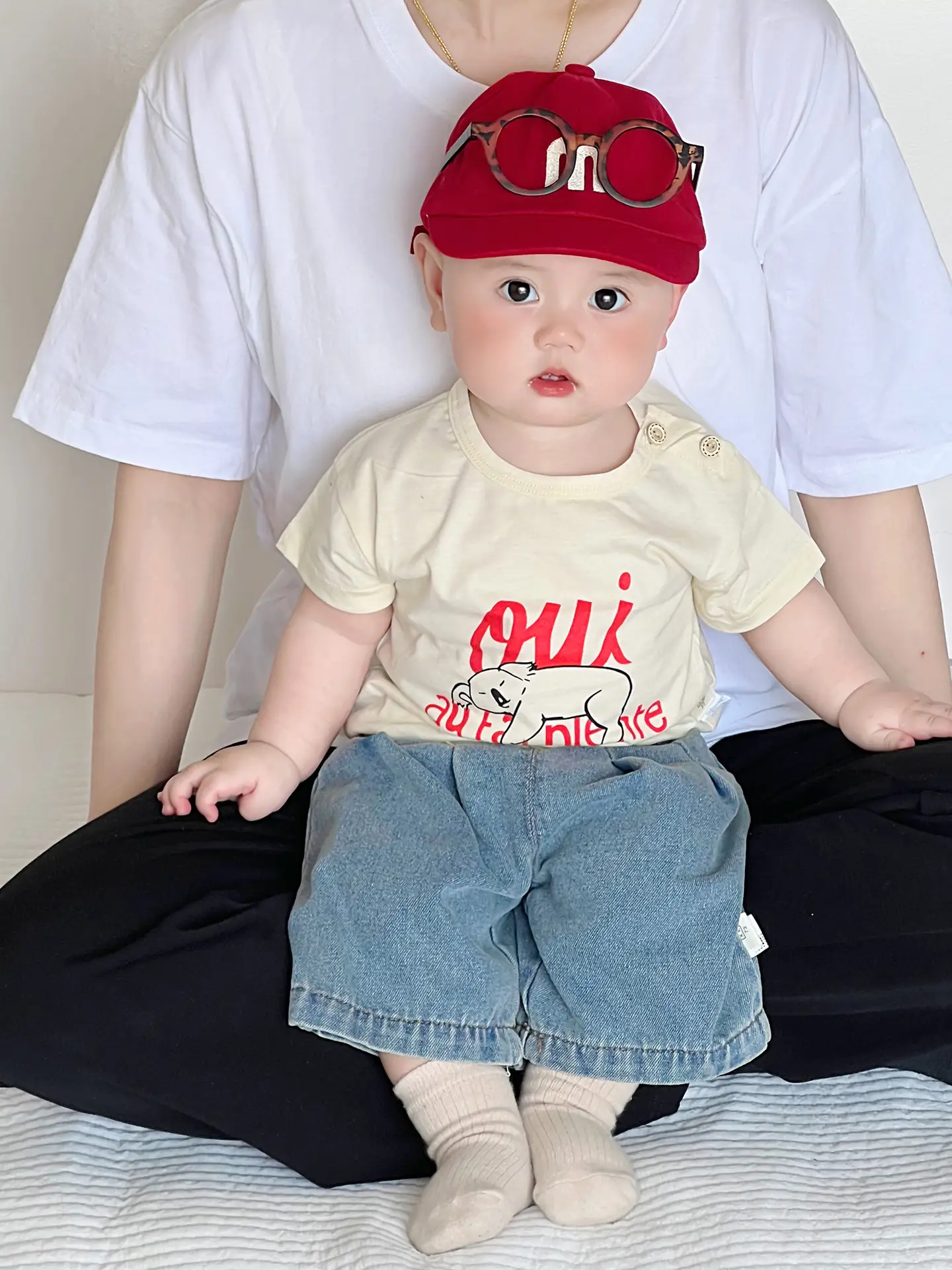 Korean Style Boys T-Shirt Shorts Set Cotton Cotton - Image 6