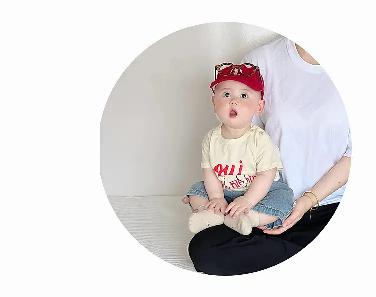 Korean Style Boys T-Shirt Shorts Set Cotton Cotton — feature 13